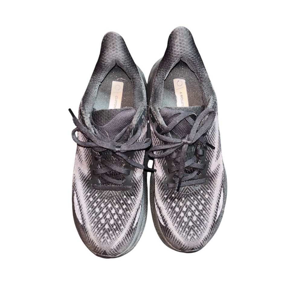HOKA Clifton 9 Wide Womens Running Shoes Black 8.5 1132211-BBLC